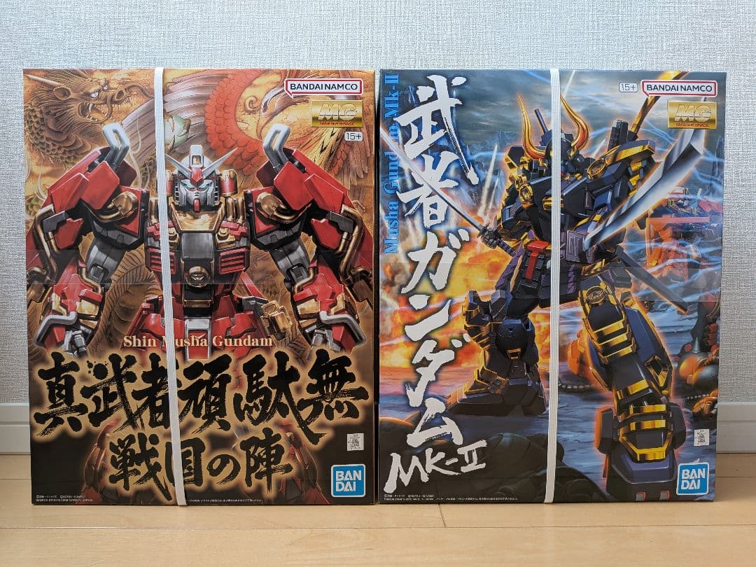 1/100 MG 真武者頑駄無 戦国の陣 ＆ 武者ガンダムMK-II