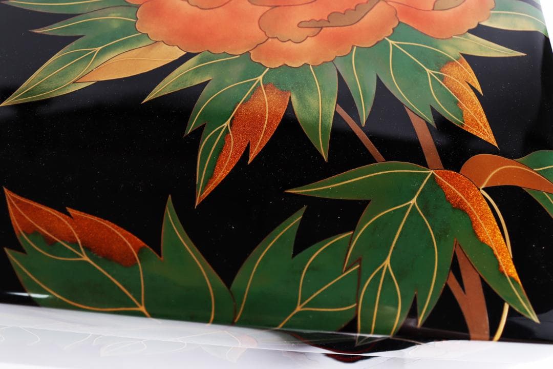 輪島塗　木谷信夫 文庫 蒔絵 文箱 硯箱