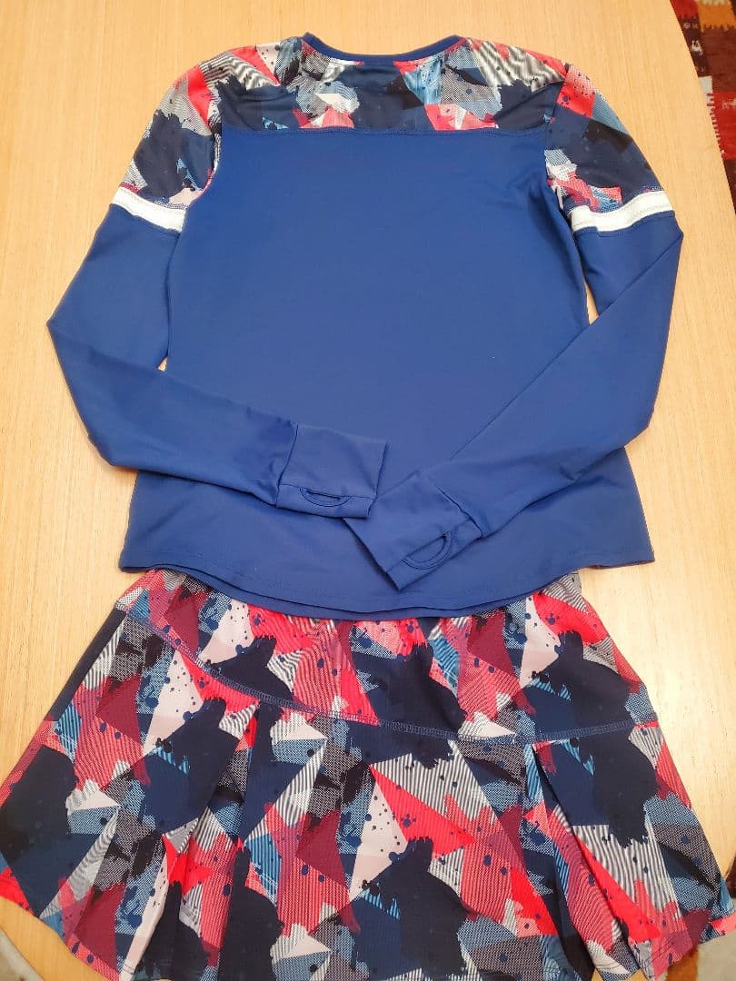 lija長袖S/P&スコートXS上下セット(リージャ) ロゴ入り　S/P　リジャ