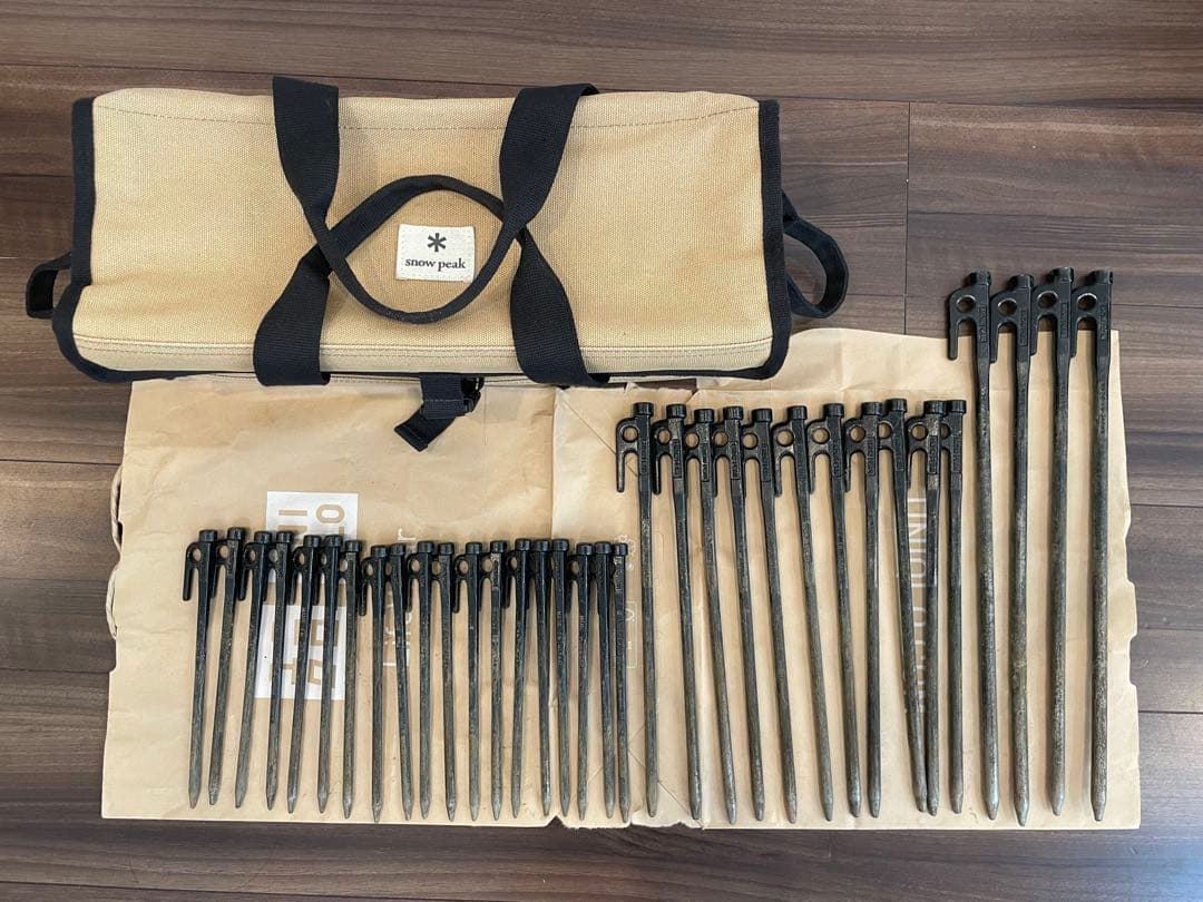 スノーピーク　ペグ　ソリッドステーク マルチコンテナM　セット