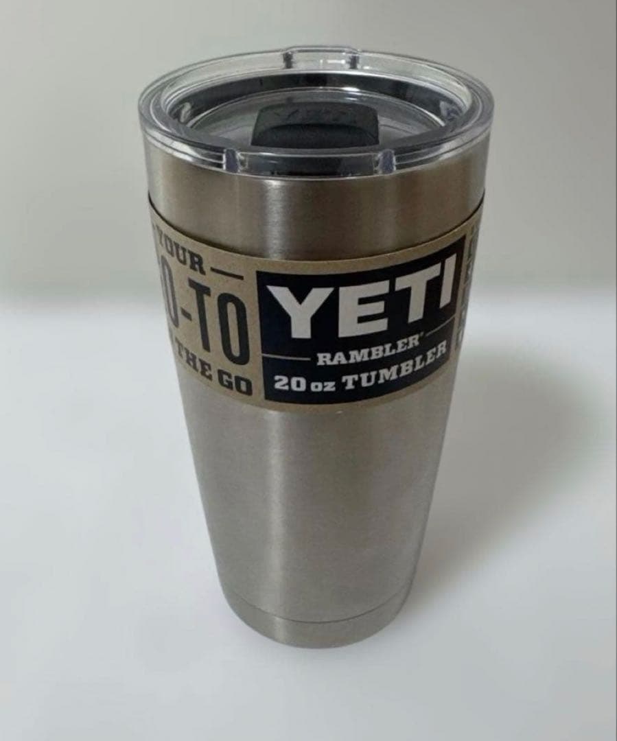 YETI ランブラー 20oz タンブラー シルバー ステンレス