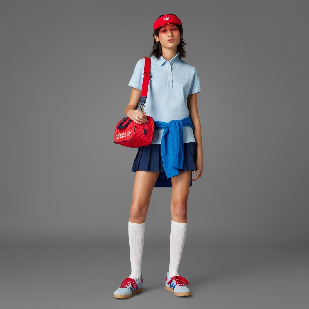 新品タグ付き 2XL アディダス セットアップ ポロシャツ プリーツスカート