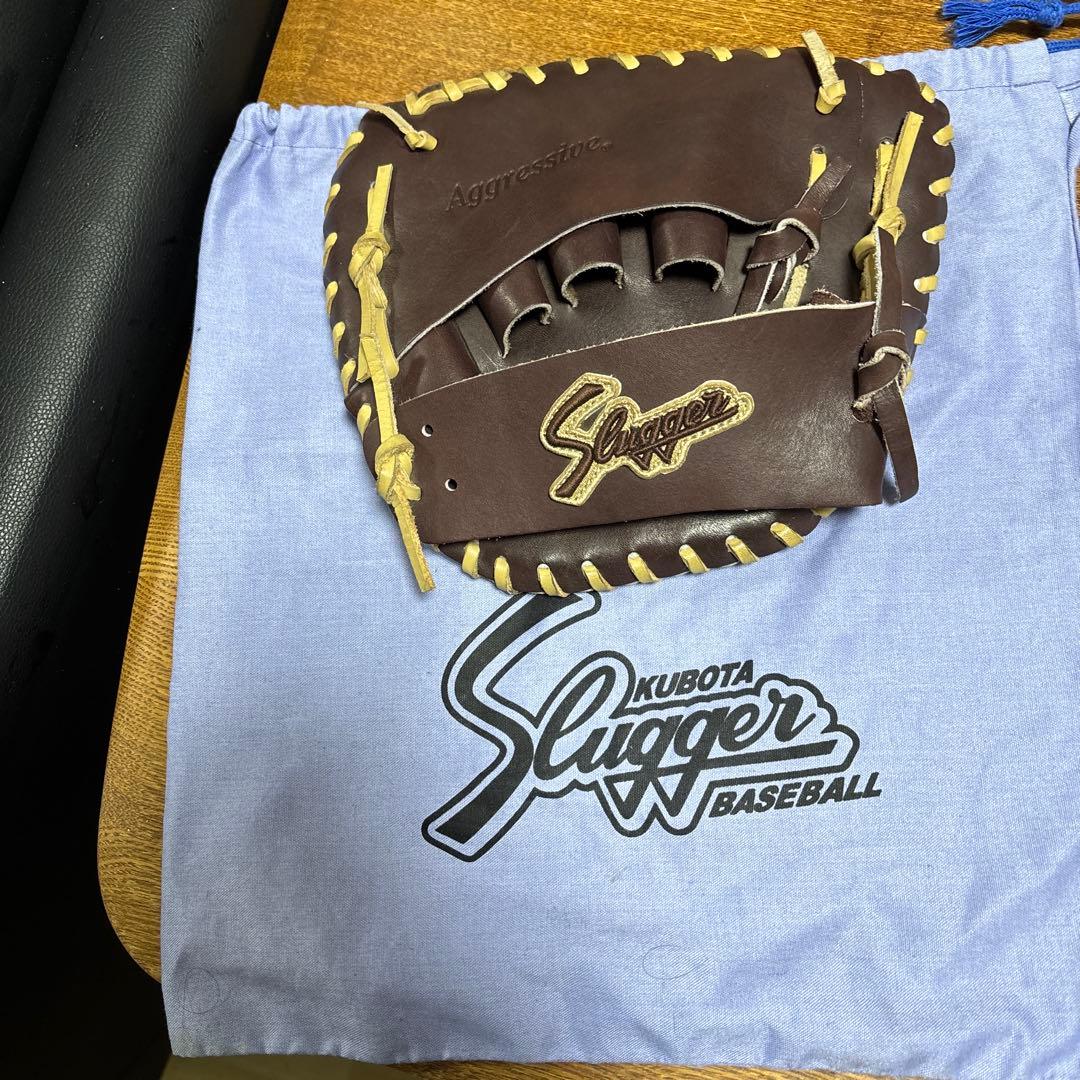 久保田スラッカー、当てどりグラブ限定品‼️ ダークブラウン