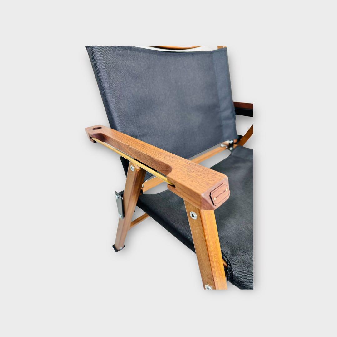 6850.クイックキャンプ チェア カスタム ブラック