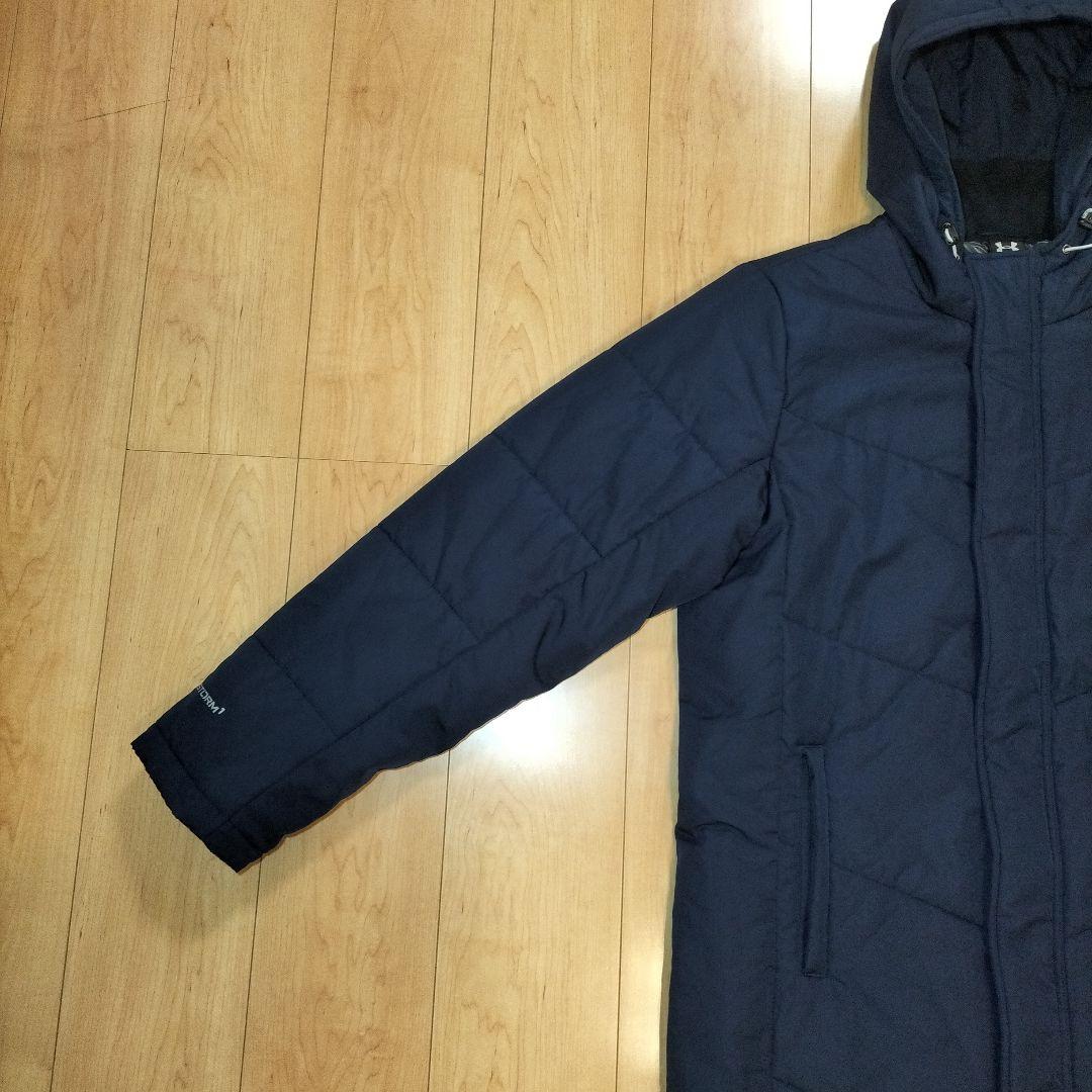 ひまわり　Lサイズ 美品【アンダーアーマー】ベンチコート 中綿入り 軽量＆