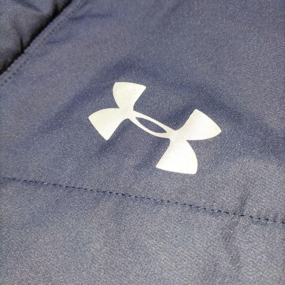 ひまわり　Lサイズ 美品【アンダーアーマー】ベンチコート 中綿入り 軽量＆