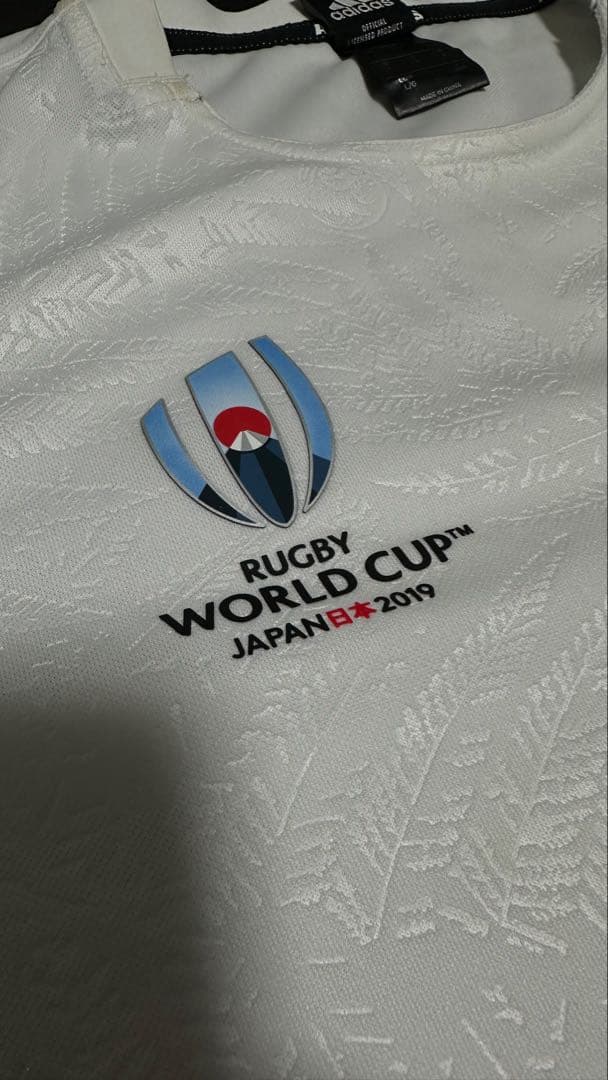 裕*ん様 アディダス オールブラックス ラグビーワールドカップ2019ゲーム白セ