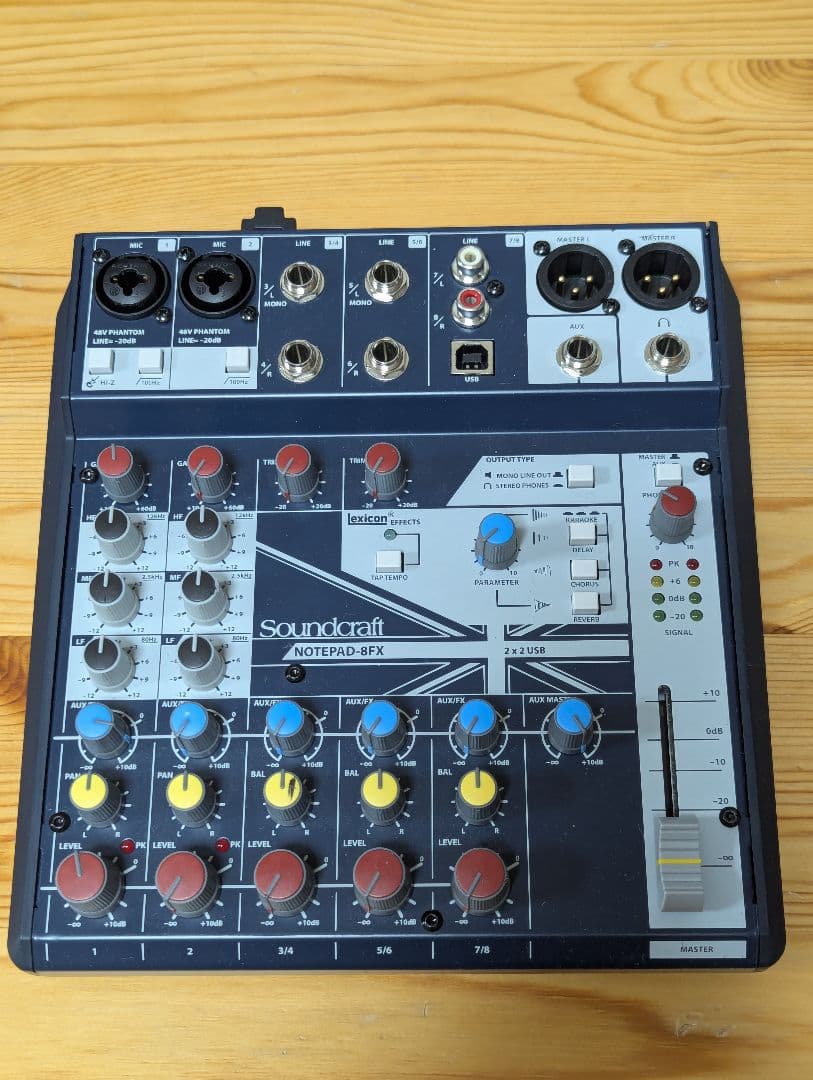 t*t様 Soundcraft Notepad-8FX オーディオミキサー