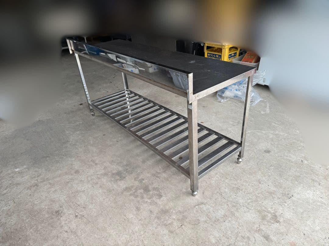 ステンレス　作業台　調理台　（岐阜県まで引き取り限定）