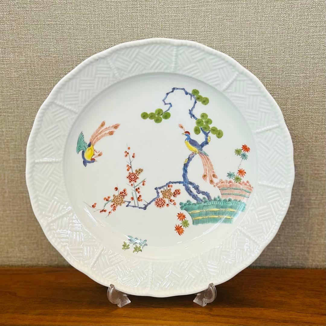 【値下げ】マイセン　柿右衛門　シノワズリ プレート　皿　23cm
