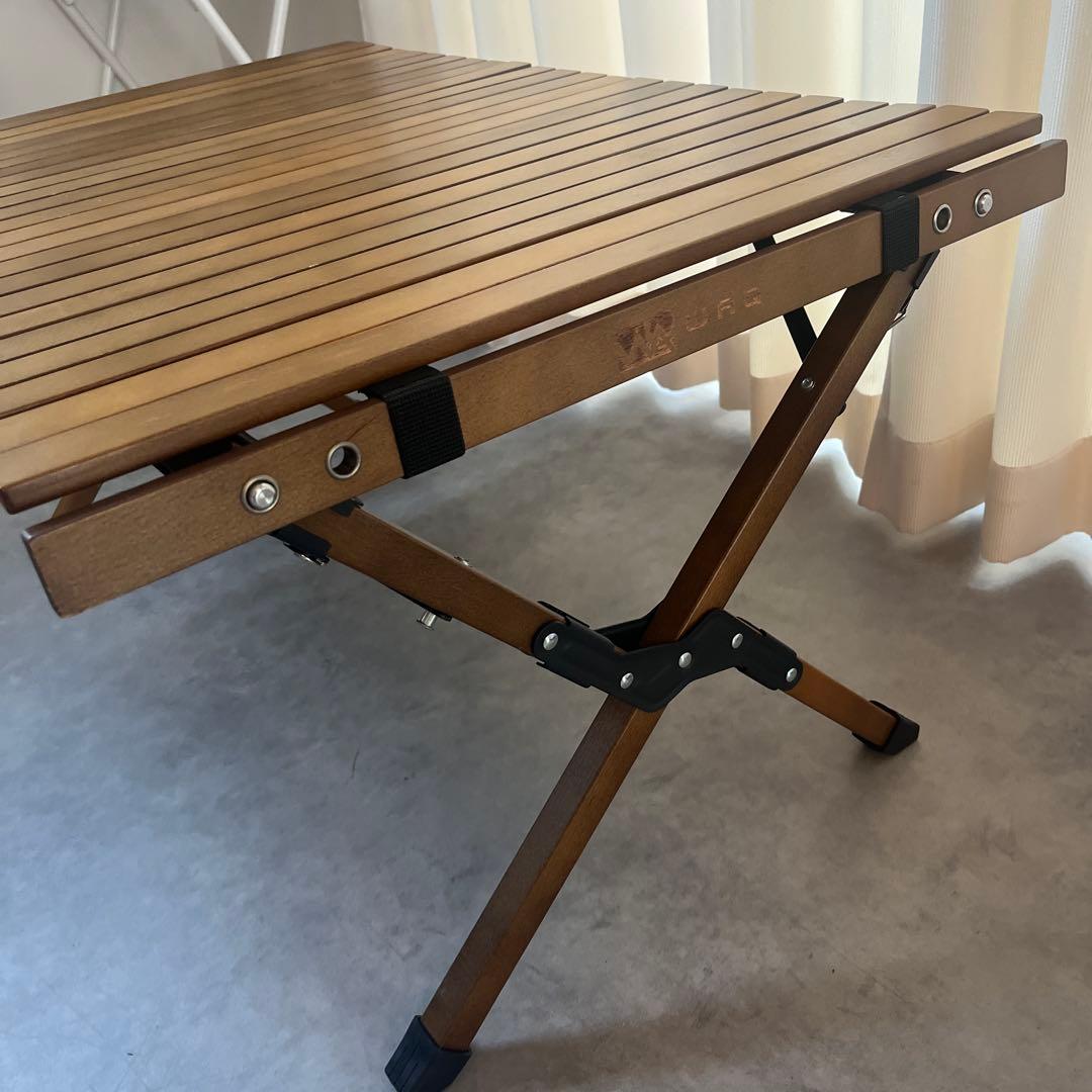 waq フォールディングウッドテーブル　ウォルナット　おまけ付き