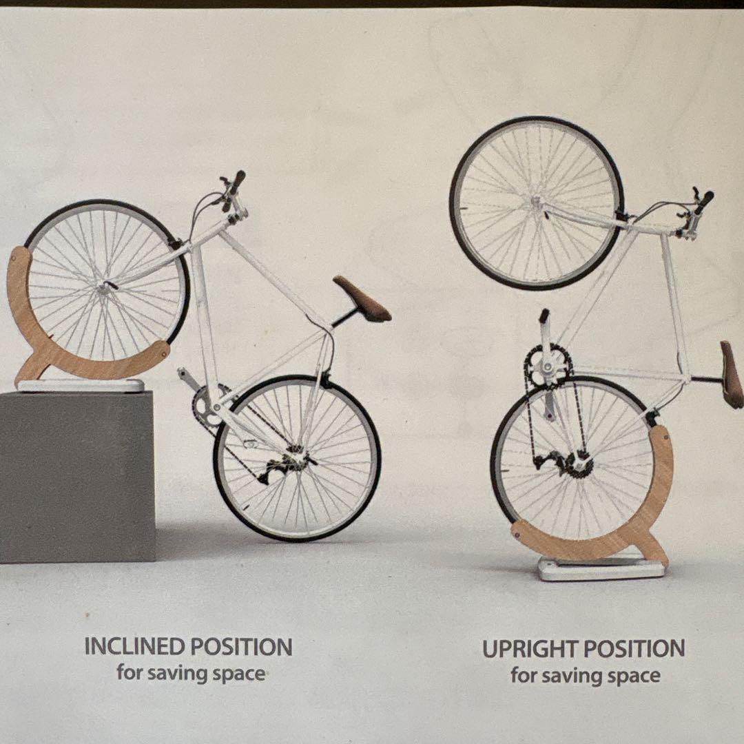 木製 自転車用ディスプレイスタンド