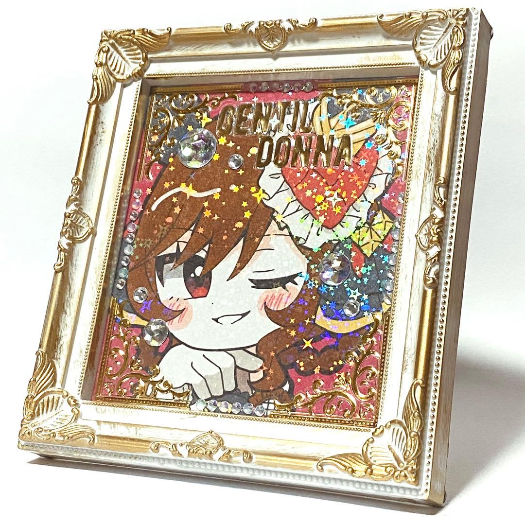 ゆ*お様 額付き＊ウマ娘 シュヴァルグラン＆ヴィブロス＆ジェンティルドンナ 手描