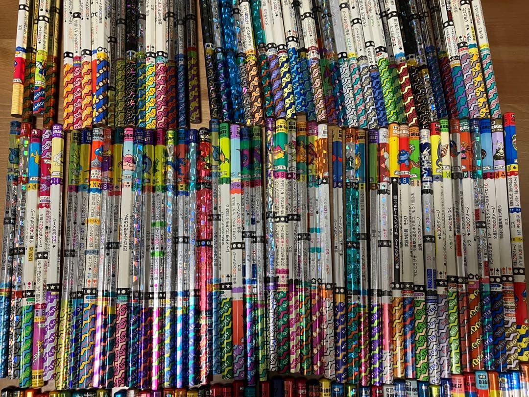 ドラクエ バトル鉛筆 バトエン キャップ 消しゴム　約140本