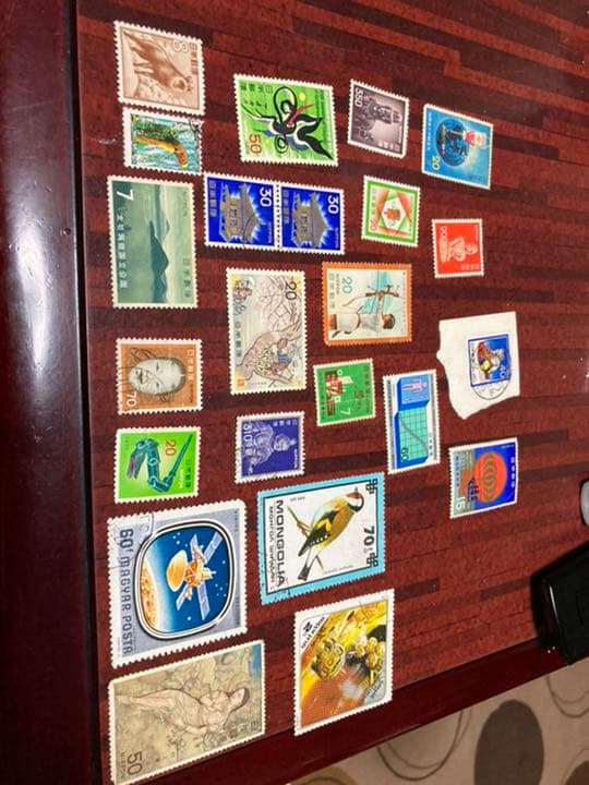 古い切手 使用済みもあり