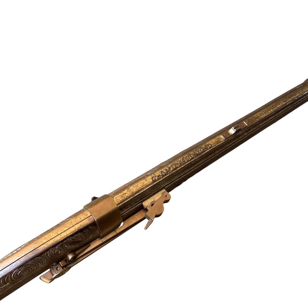 古式銃 火縄銃 装飾銃 アンティーク調 金属製 全長110cm インテリア
