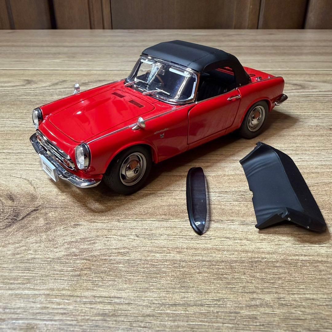 自動車 EBBRO1/24Honda S800 ROADSTER 1966 Red