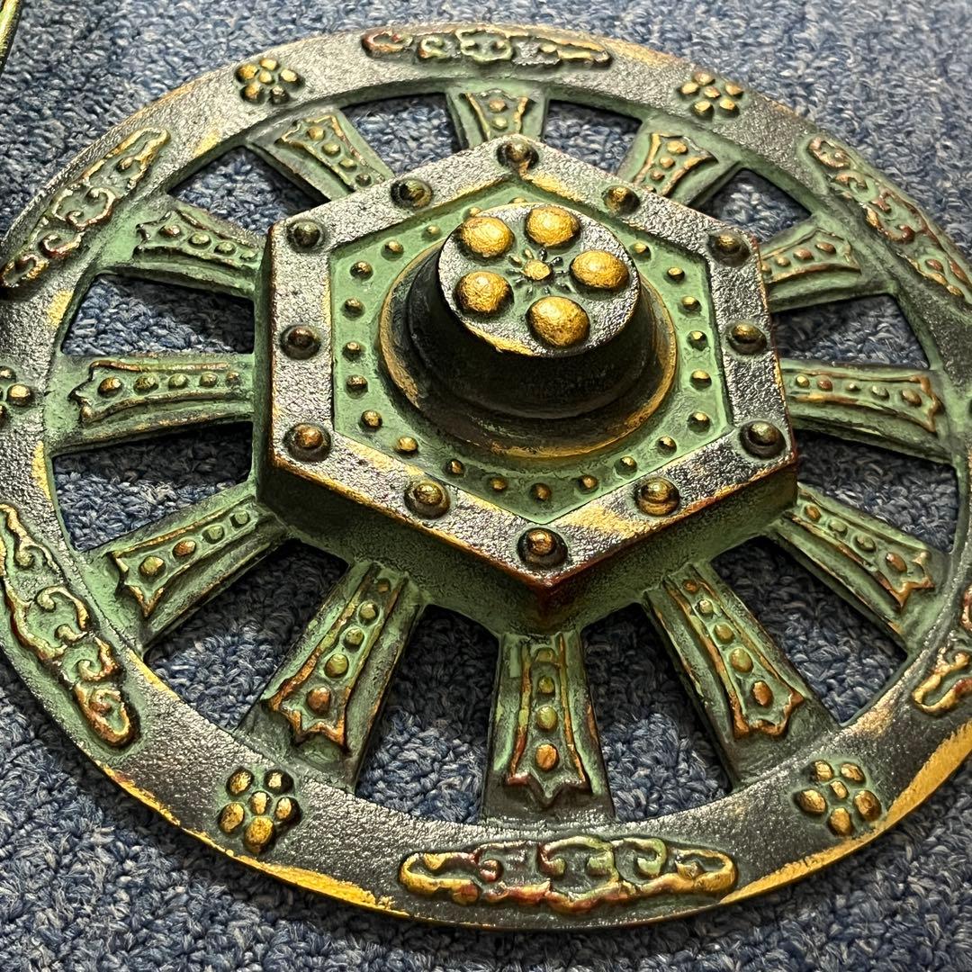 鋳物 御所車灰皿 ビンテージ 昭和レトロ アンティーク