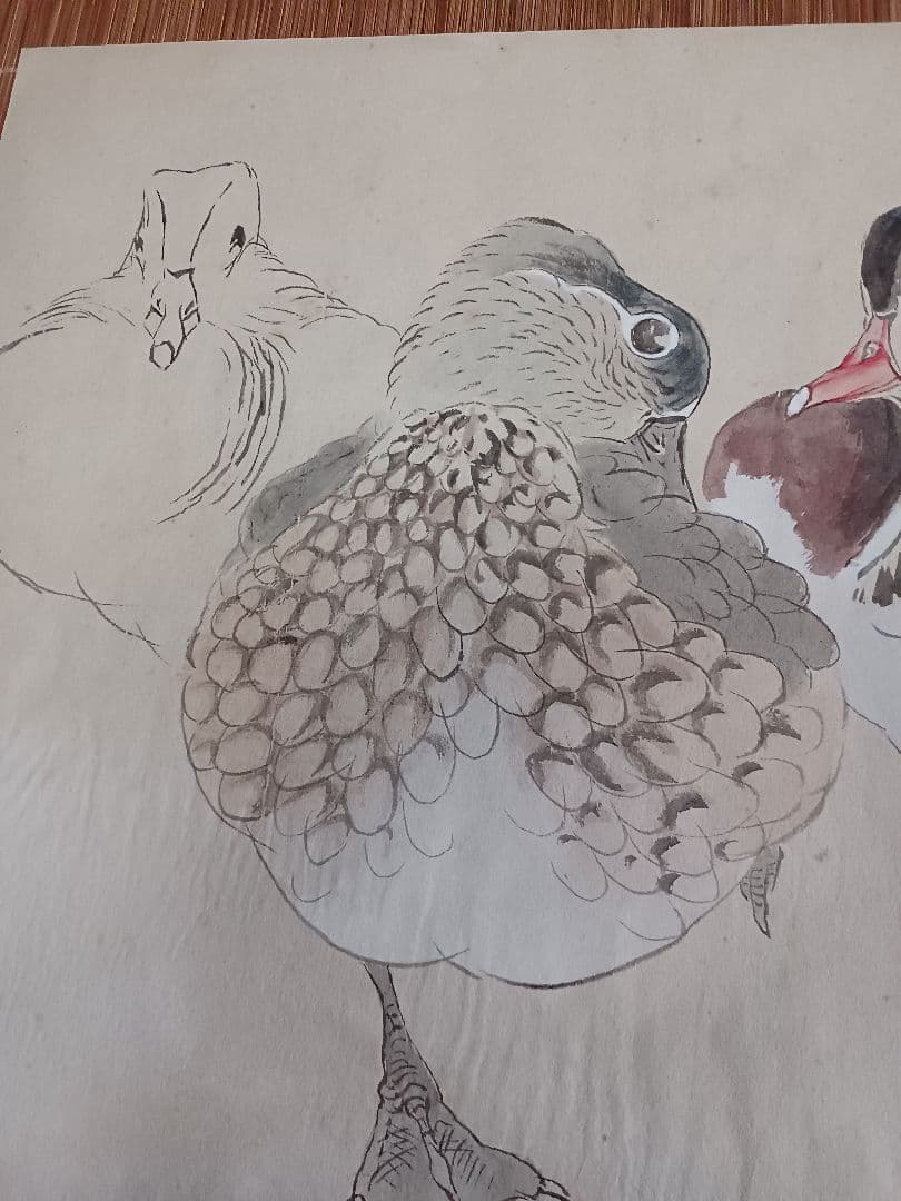 EDOYA　♥️Original.japanese 水墨画　原画　裏打ち済み