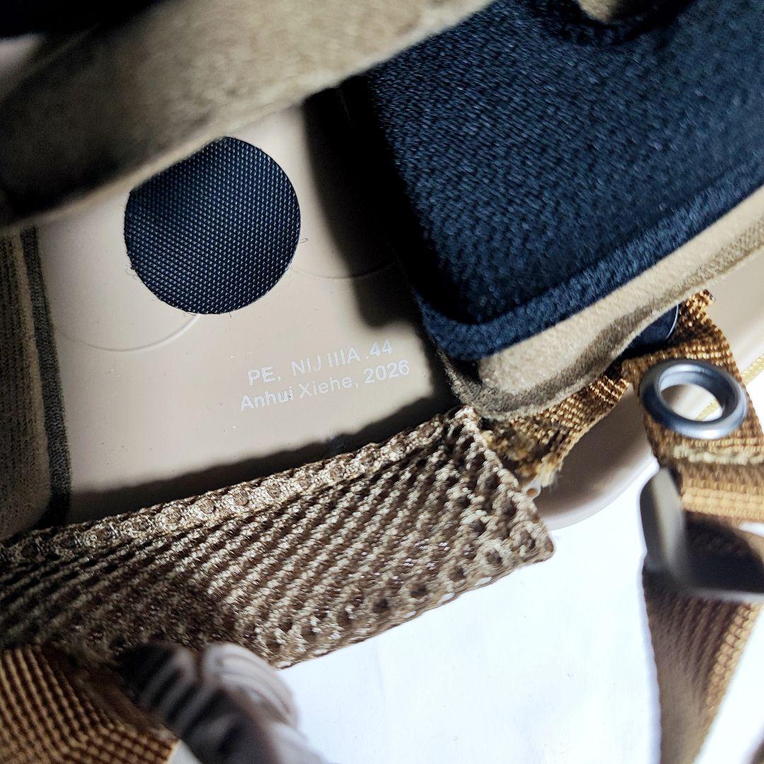 NIJ IIIA レベル3A Fast型 防弾ヘルメット TAN 新品未使用