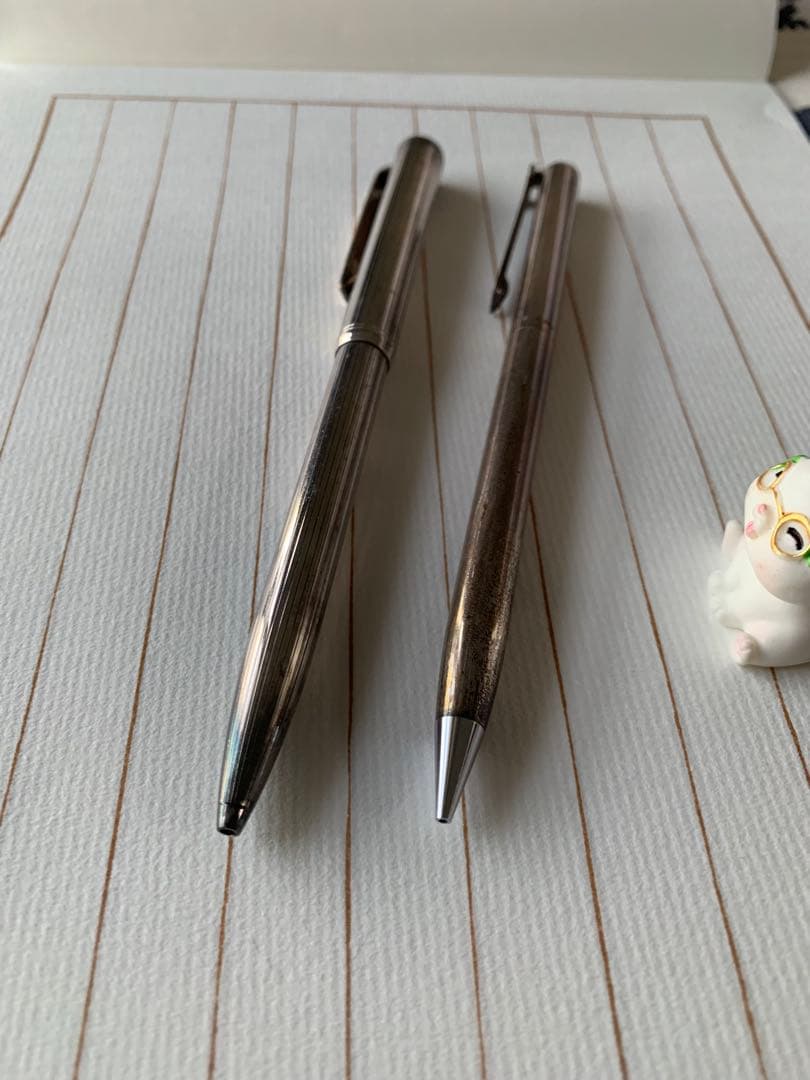 銀製 ボールペン＆シャープペン セット（ダンヒル＆ティファニー）