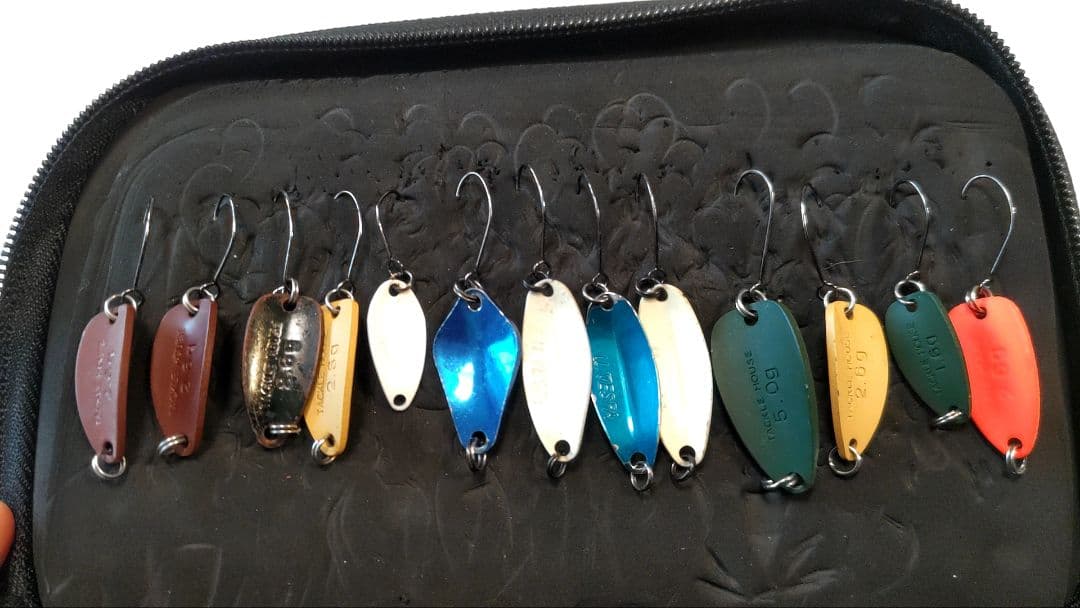 スプーン 77個セット ワレット付 トラウト 管釣り ミュー アルフレッド