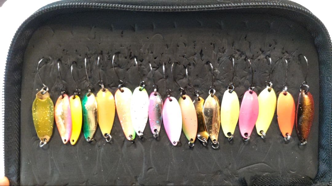 スプーン 77個セット ワレット付 トラウト 管釣り ミュー アルフレッド