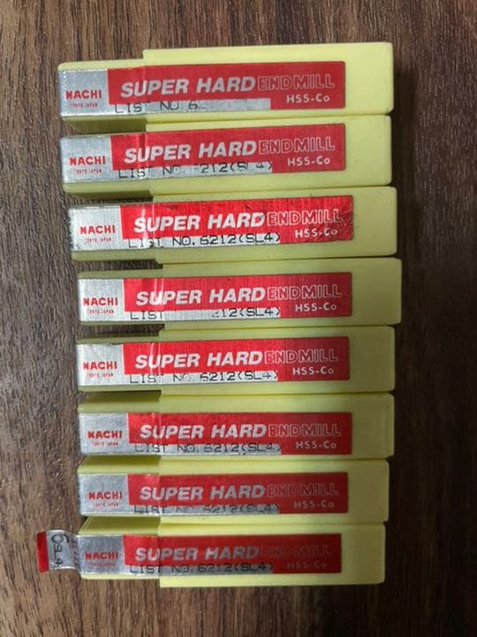 未使用　NACHI エンドミルHSS-CO 6