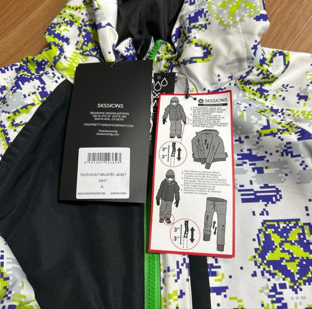 新品 SESSIONS スキー スノーボード ウェアセット