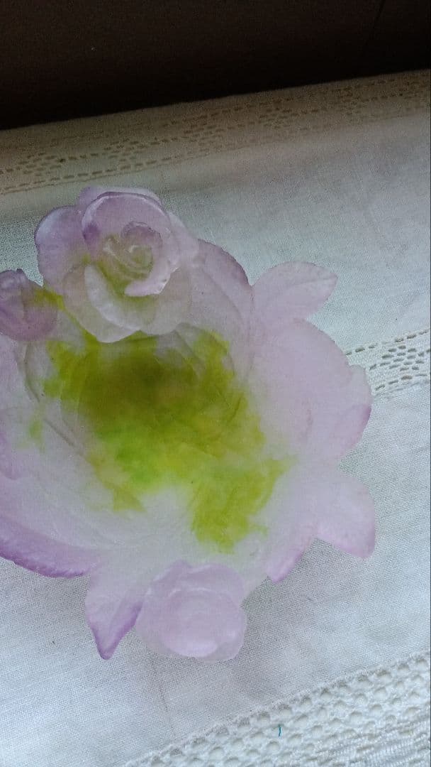 Daum Nancy ドームナンシー ローズボール 近代スタジオガラス作品