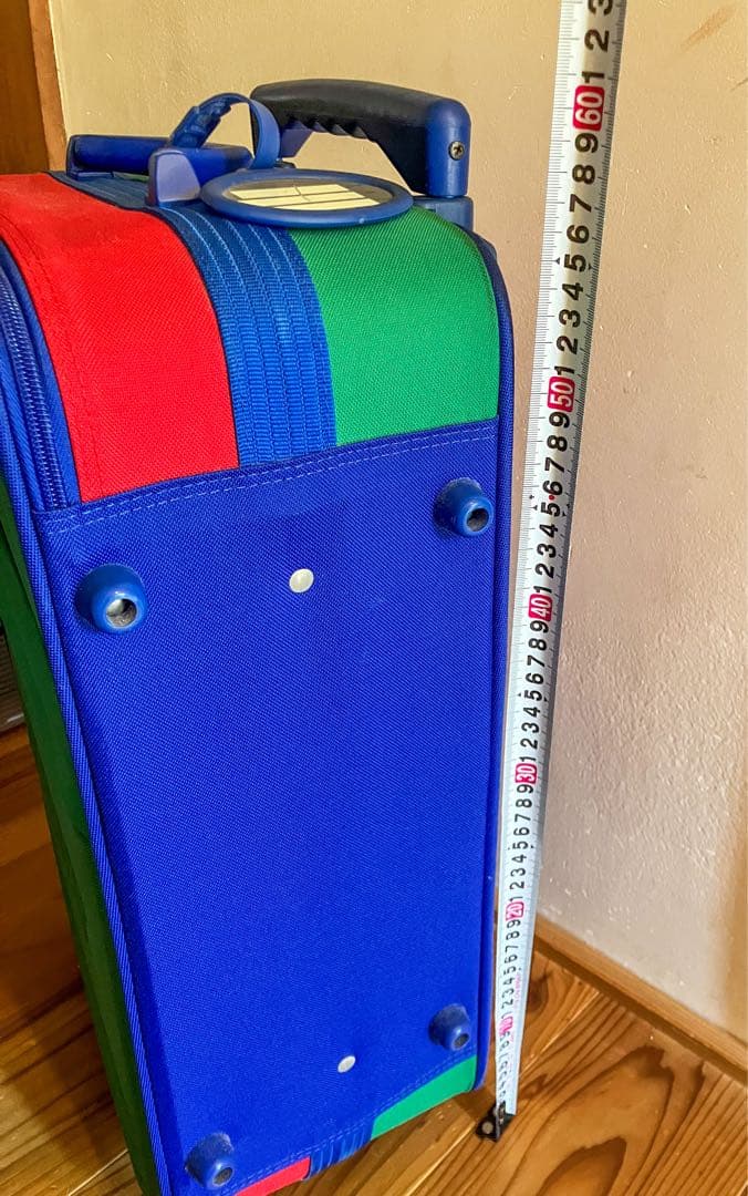 【希少・良品】ベネトン キャリーケース ヴィンテージ　レトロカラー