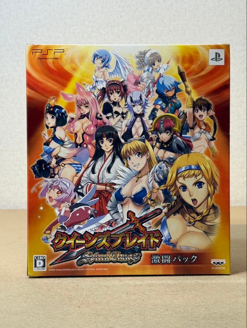 PSP クイーンズブレイド スパイラルカオス 激闘パック figma付き