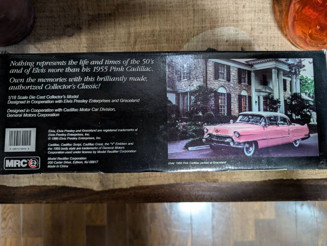 自動車 MRC 1955 Pink Cadillac 1/18