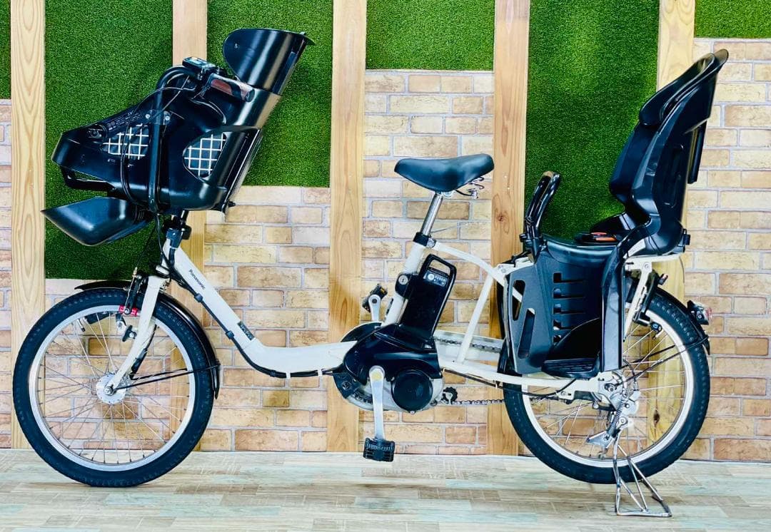 大容量 ホワイト系 人気NO１ パナソニック子供乗せ電動アシスト H2815