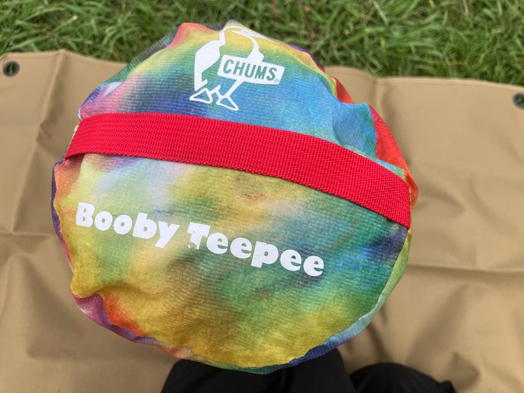 【1回使用のみの超美品】CHUMS タイダイ柄ワンポールテント