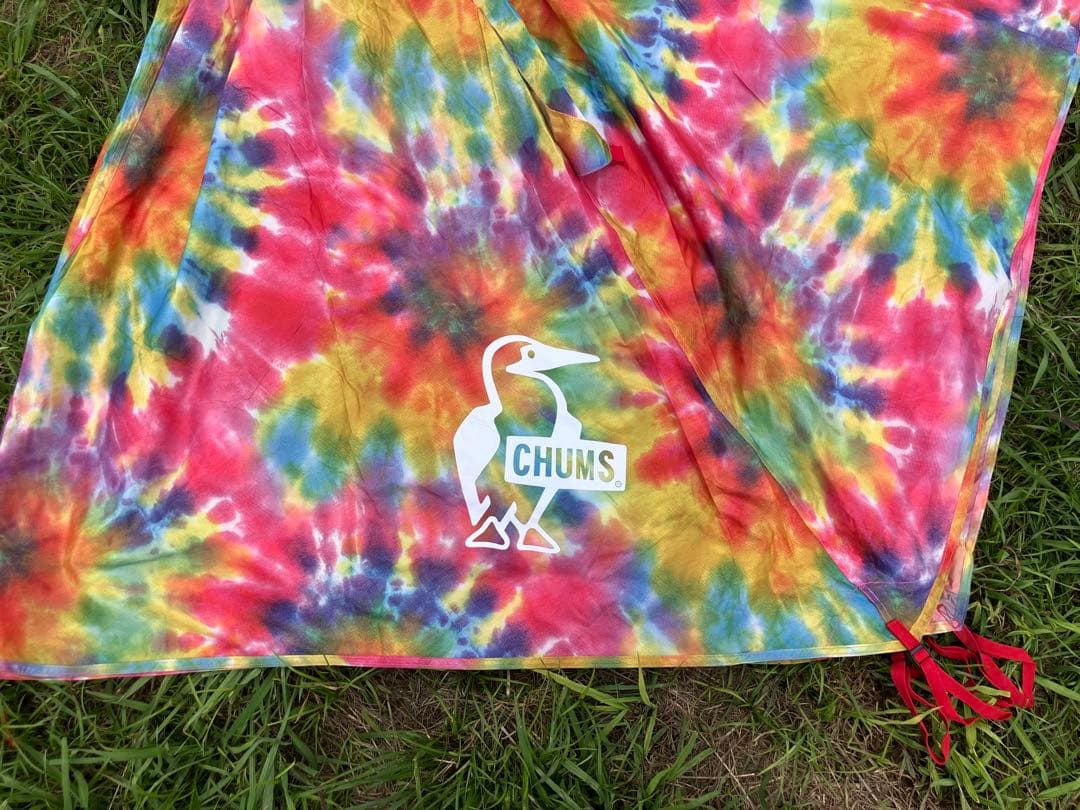 【1回使用のみの超美品】CHUMS タイダイ柄ワンポールテント