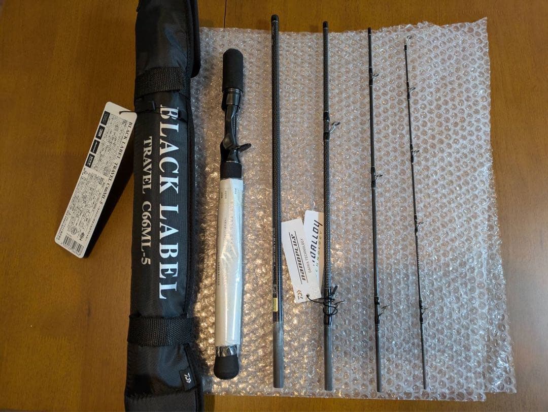 ダイワ ブラックレーベル トラベル C66ML-5 ほぼ新品