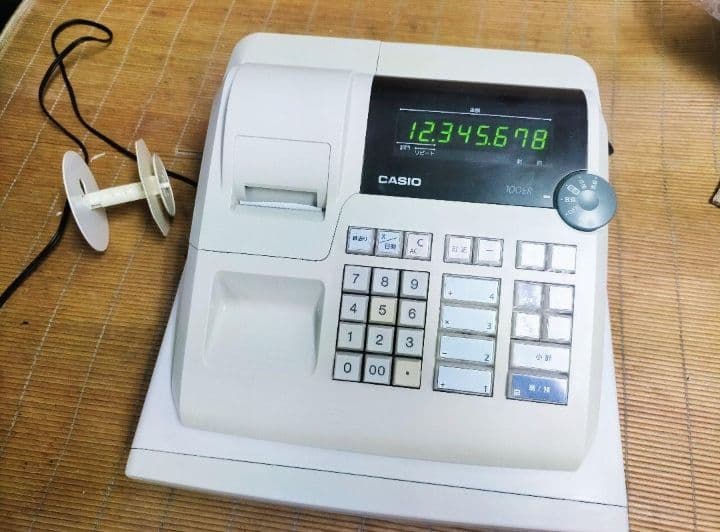 カシオレジスター　100ER　簡単便利特殊　送料込　077288