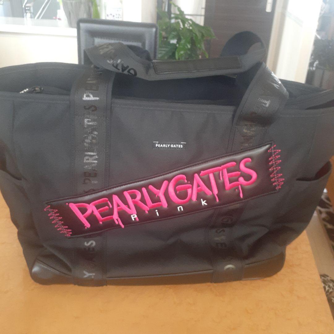 PEARLY GATES ブラックゴルフバッグ
