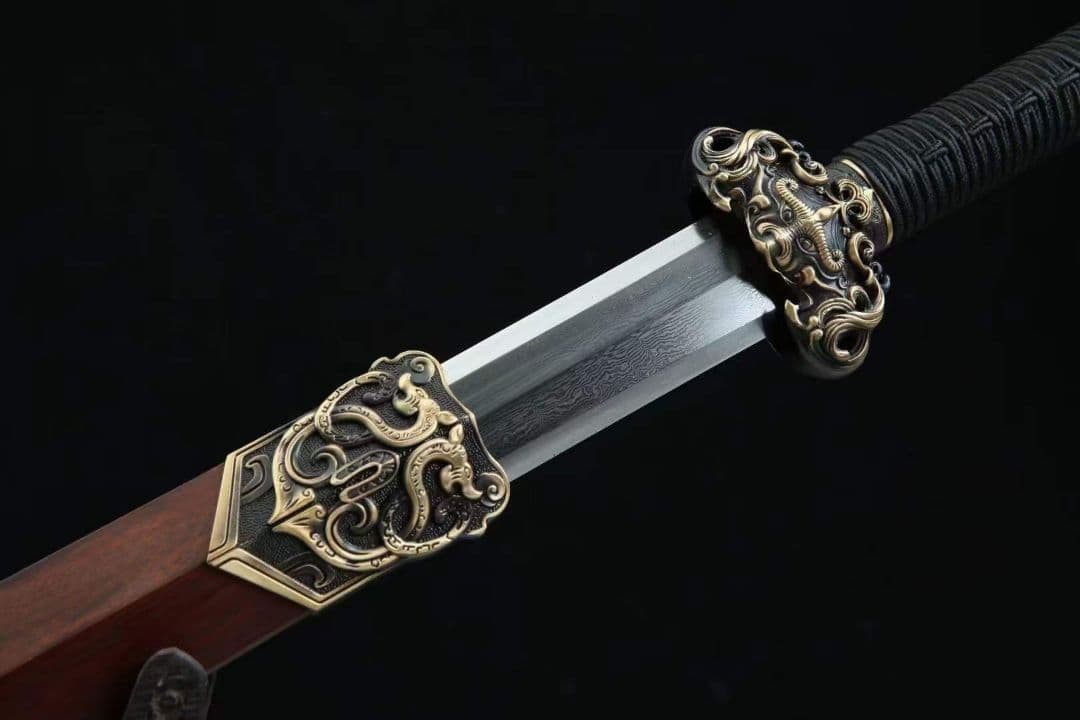 28寸仙龍漢剣  古兵器 武具　刀装具　日本刀　模造刀 居合刀