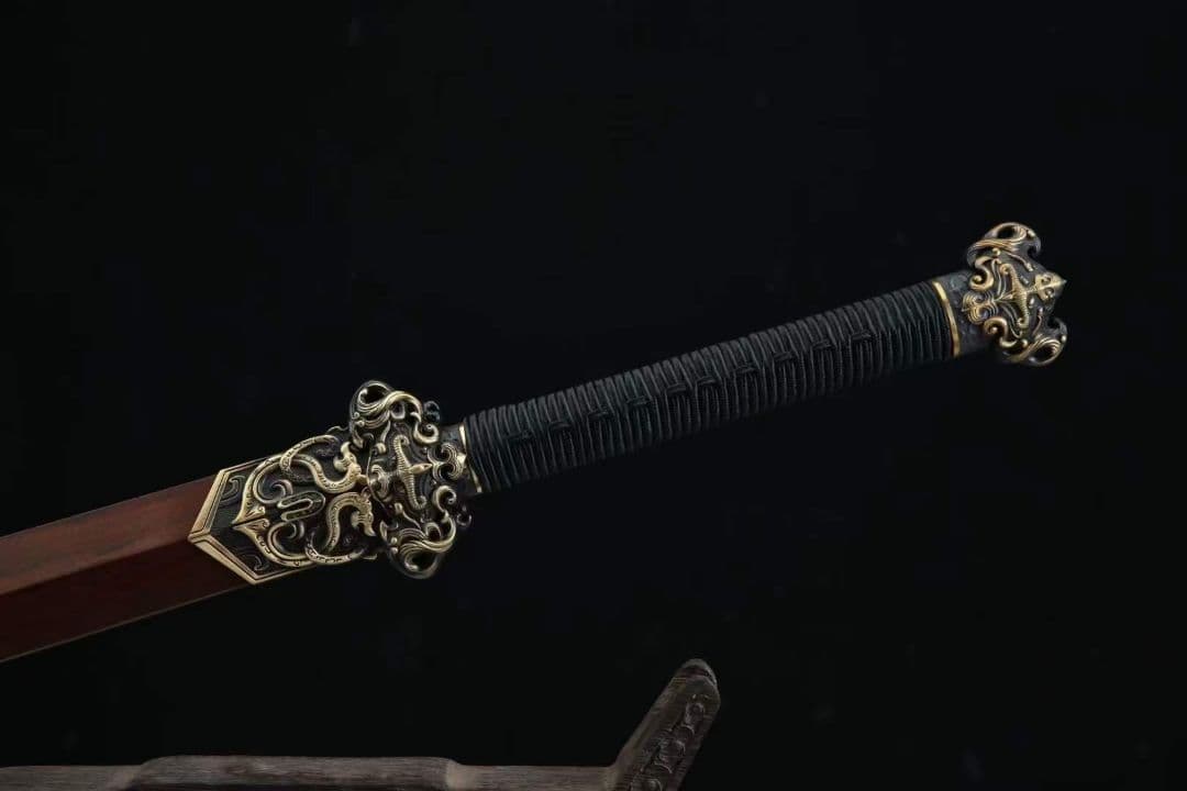 28寸仙龍漢剣  古兵器 武具　刀装具　日本刀　模造刀 居合刀