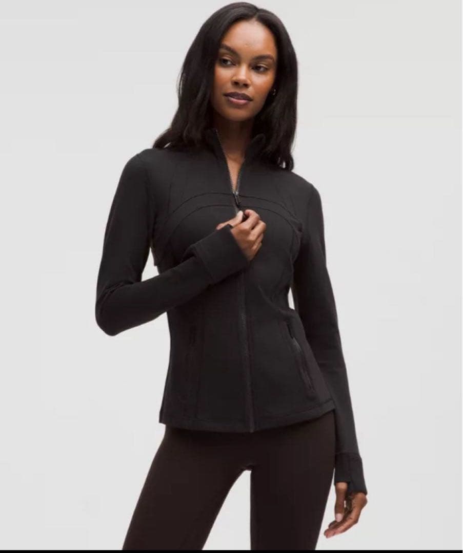 美品　Lululemon ルルレモン　ディファインジャケット　ブラック　サイズ6