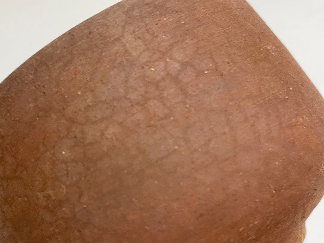 作家物　陶芸家　作者不明　焼締　茶碗　ボウル　抹茶碗　箱無し