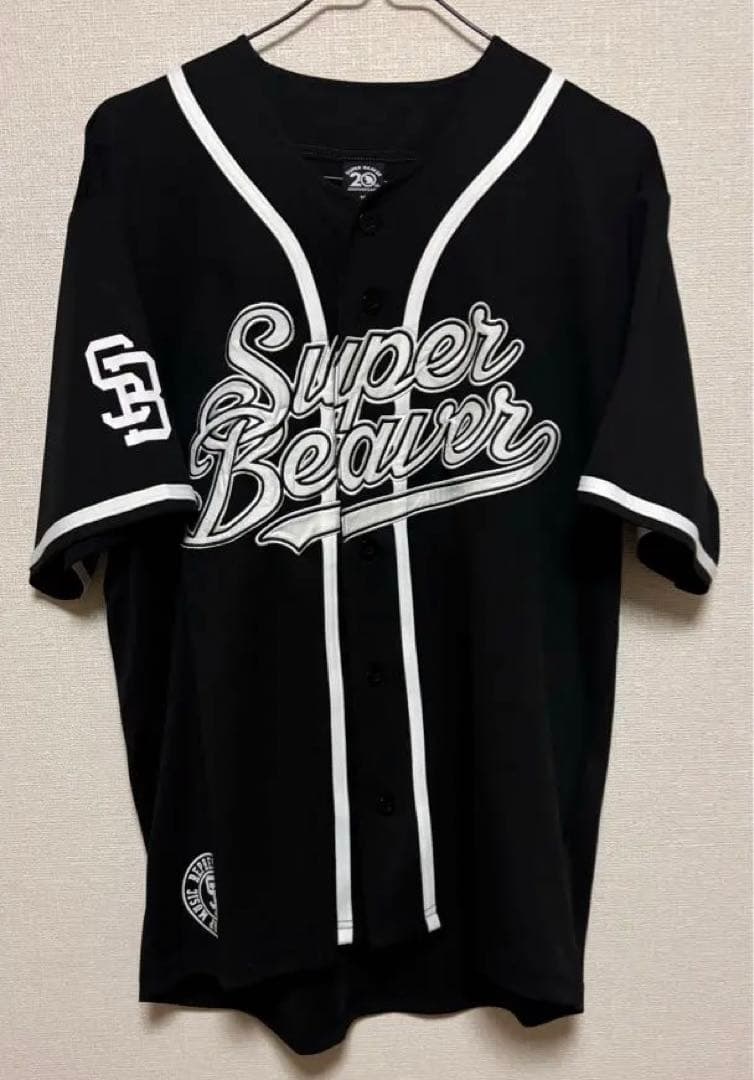 SUPER BEAVER ベースボールシャツ ブラック Mサイズ