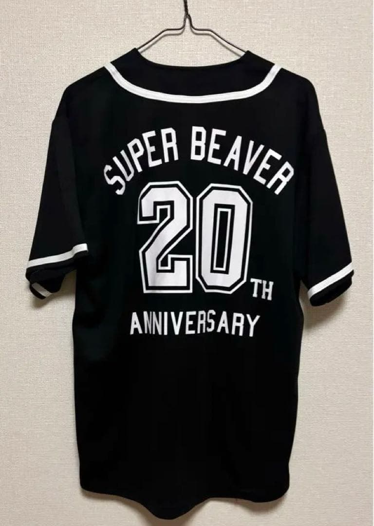 SUPER BEAVER ベースボールシャツ ブラック Mサイズ
