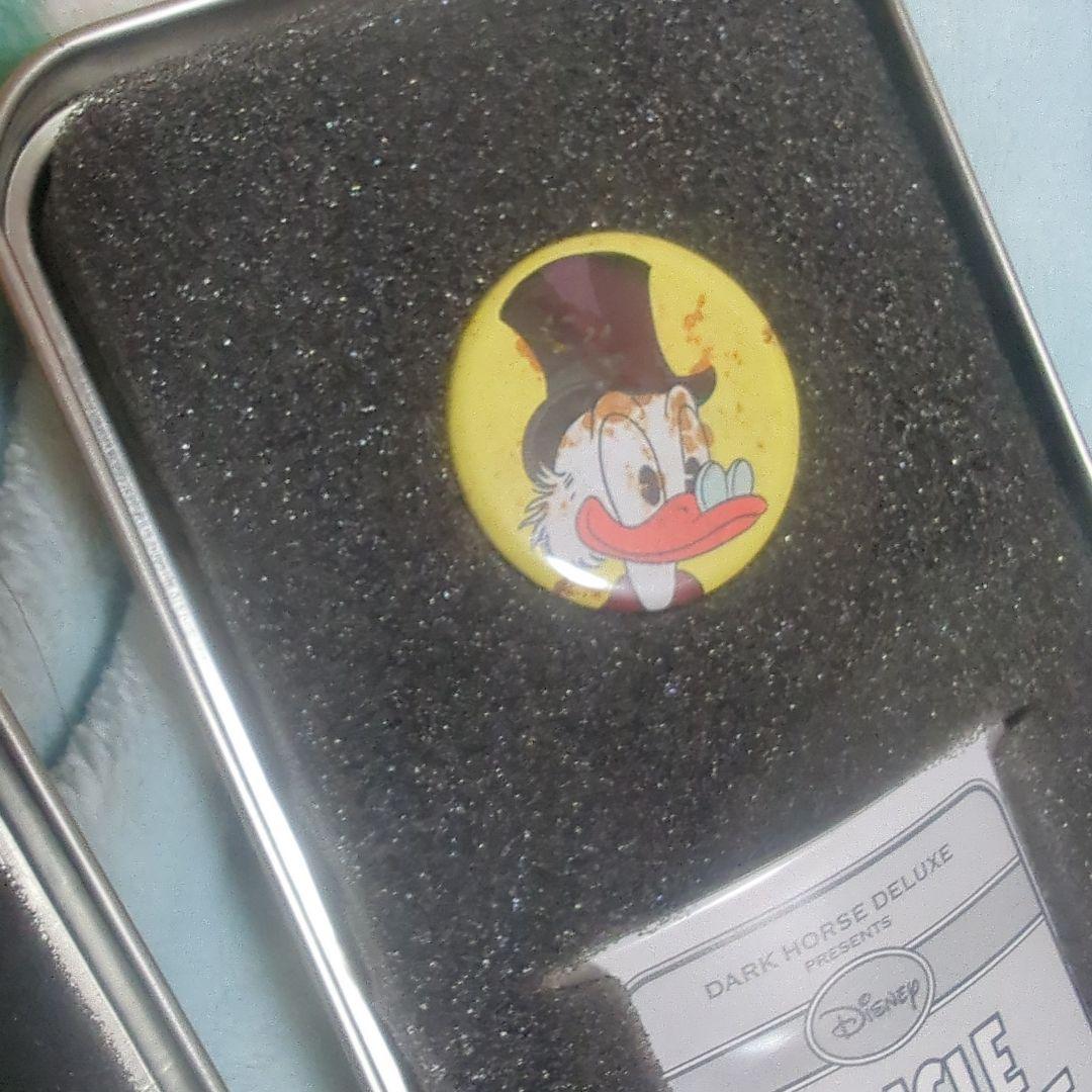 スクルージ☆シリアルナンバー入り フィギュア 缶バッジ