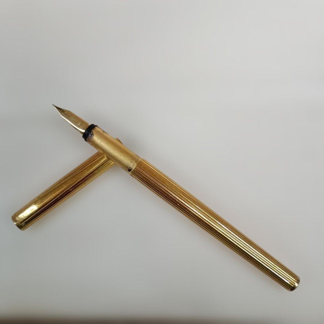 3976）MONT BLANC モンブラン　ゴールド色 万年筆　585？