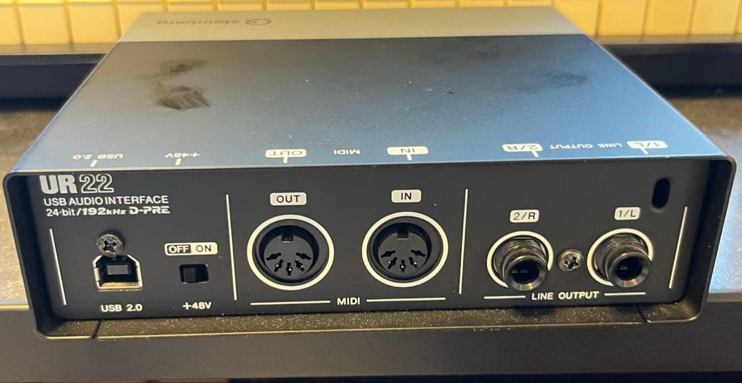 Steinberg UR22 USBオーディオインターフェイス 箱あり