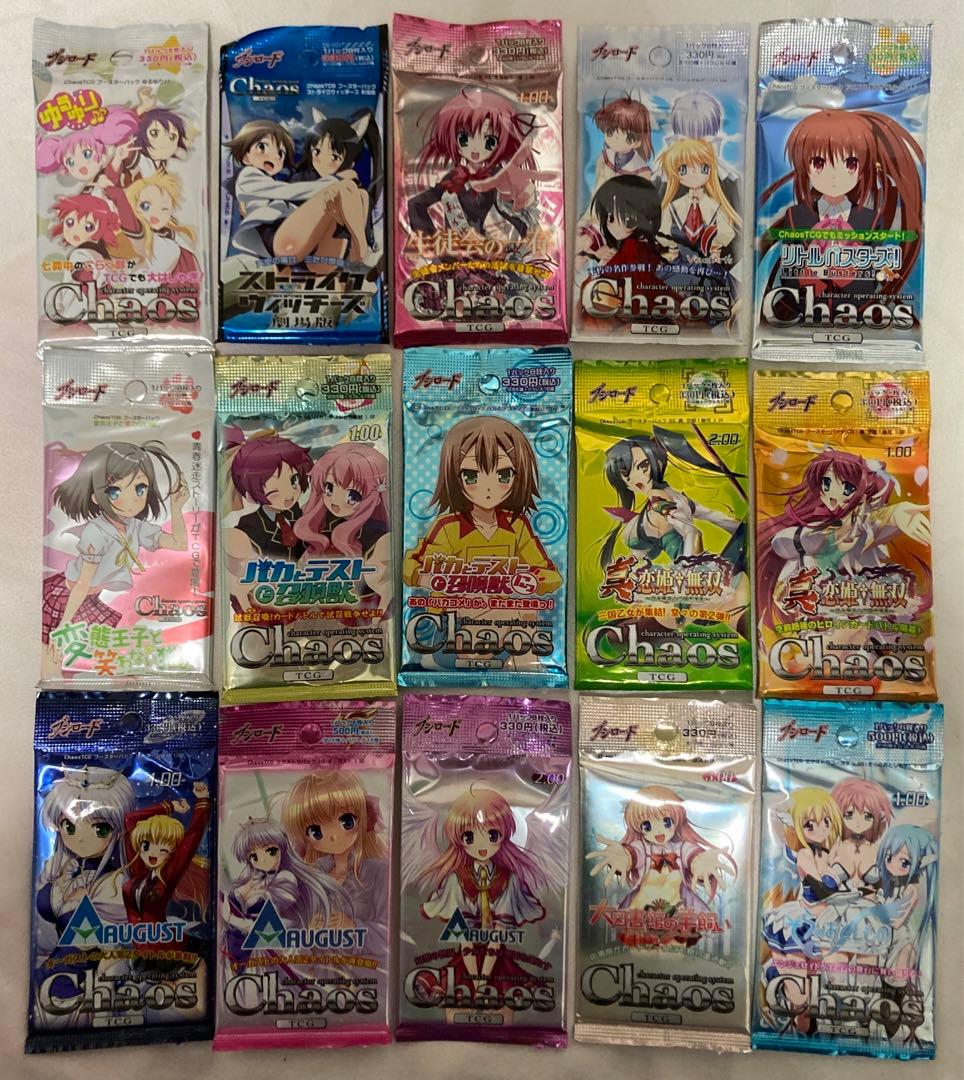 ヴァイスシュヴァルツ Chaos TCG など 絶版 未開封パック ブシロード