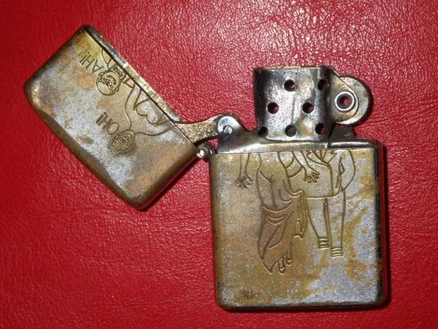 50’S★紳士淑女★オイルライター★ビンテージ★騙し絵★トリックアート★ジョーク